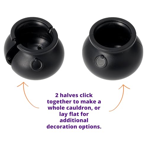 DecoPac Halloween Cauldron Cupcake Toppers - 24 Food Safe Decorations