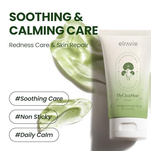 Elravie HyCicaMue Soothing Cream - Lightweight Water Gel Moisturizer 50ml