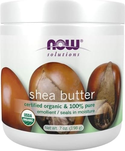 NOW Foods Organic Shea Butter Moisturizer for Dry Skin - 7 oz