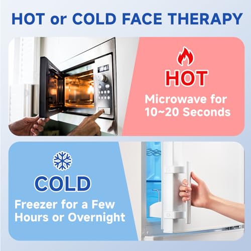 Cooling Gel Face Mask & Eye Mask for Migraine Relief