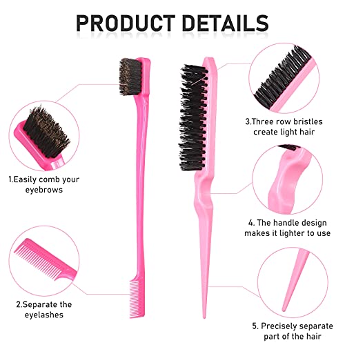 Remerry 12-Piece Hair Brush Set with Teasing Brushes & Combs