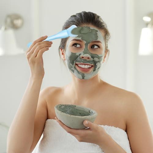 Silicone Face Mask Applicator 3-Pack - Double-Ended Facial Mask Brushes for Creams & Muds
