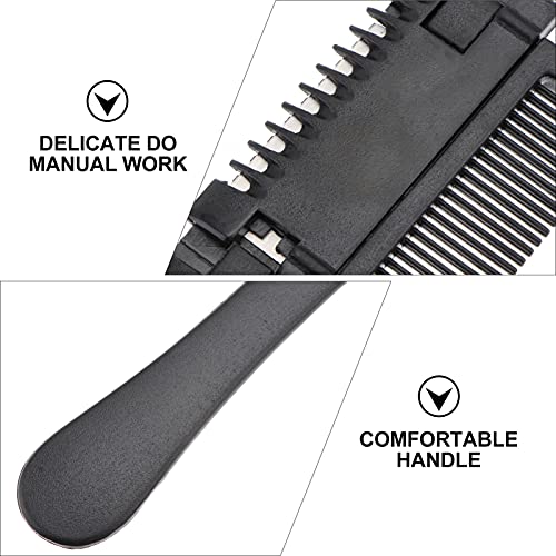 LEORX Double-Sided Razor Hair Cutter Comb with Safety Shield
