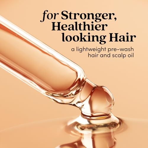 Fable and Mane Hair Oil - HoliRoots Strengthening Serum for Damaged, Frizzy Hair with Ashwagandha, Castor Oil & Scalp Treatment - 1.8FL oz