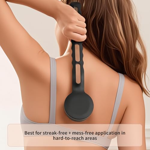docolor Black Self Tanner Back Applicator - Soft Lotion Applicator for Self-Tanning