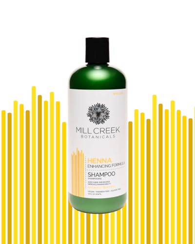 Mill Creek Henna Shampoo - Natural Organic Hair Volumizing Formula 14 oz