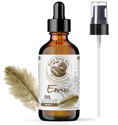 Emu Oil 4oz - Australian Cold-Pressed Essential Fatty Acids