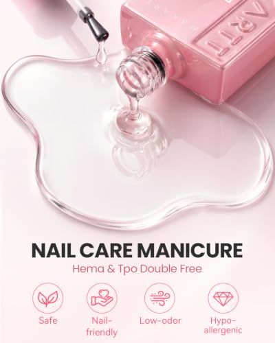 Makartt Hema-Free Rubber Base Gel 6-in-1 Clear Builder Nail Coat 15ML