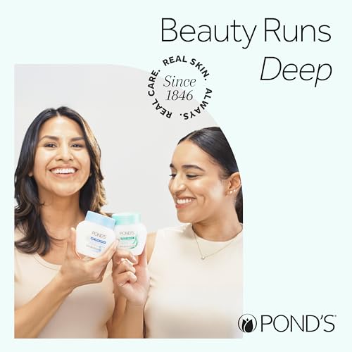 POND'S Fragrance-Free Cold Cream Cleanser - Moisturizing Makeup Remover, 6.1 oz (Pack of 2)
