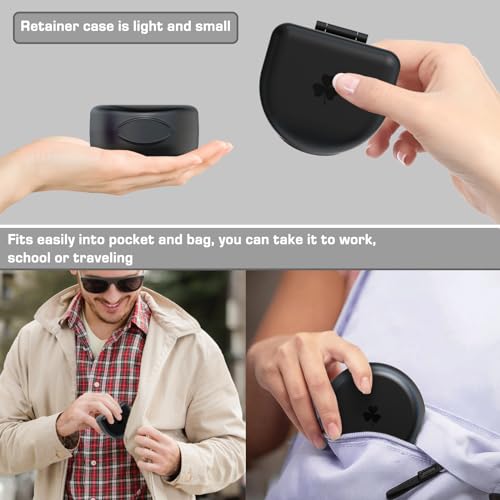 BVN Slim Retainer Case - Portable Dental Storage for Aligners & Mouthguards