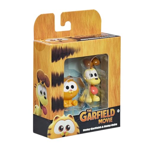 Animagic Baby Garfield & Baby Odie Figurine Set - 2-Pack Collectibles