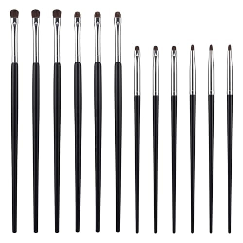 8-Piece Eye Makeup Brush Set with Soft Pony Hair Bristles
