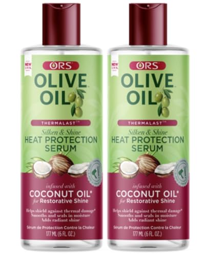 ORS Olive Oil Heat Protection Hair Serum infused with Coconut for