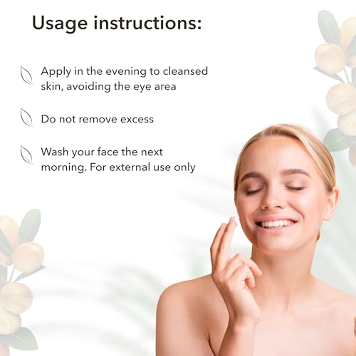 ECOLATIER Organic Argan Night Face Cream 1.7 Fl Oz – Anti-Aging, Nourishing & Vegan Night Moisturizer