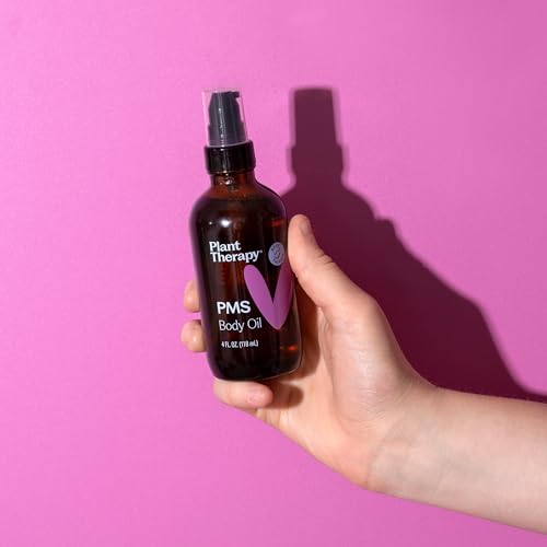 Plant Therapy PMS Relief Body Oil - 4 oz Natural Essential Oil Blend
