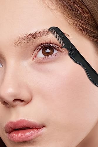Iconikal Folding Pocket Eyebrow Brush & Comb Tool - 6-Pack