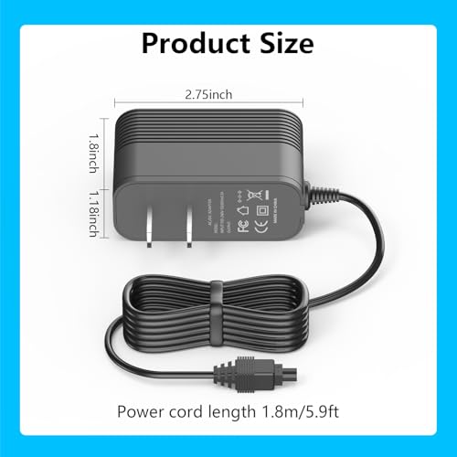 Replacement Charger for Shark V2945Z / V2950 Carpet Sweeper