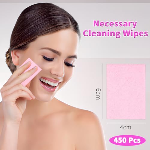 Lint-Free Nail Wipes - 450 Pcs Super Absorbent Cleaning Pads