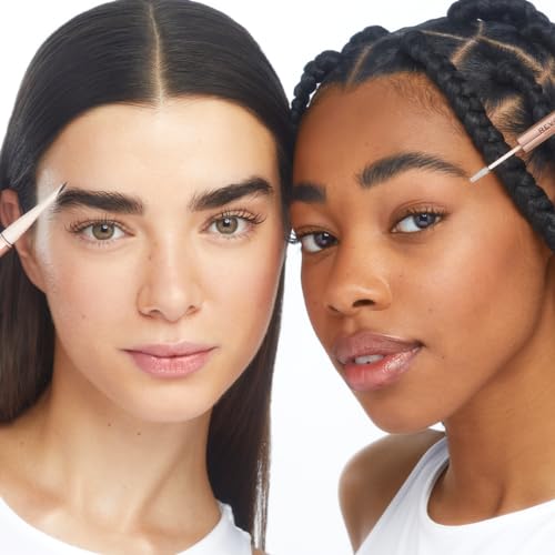 Revolution Fluffy Brow Filter Duo - 2-in-1 Ash Brown Eyebrow Pencil & Gel (Pack of 2)