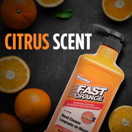 Fast Orange Pumice Lotion Hand Cleaner 48 oz Citrus Scent – Waterless Formula