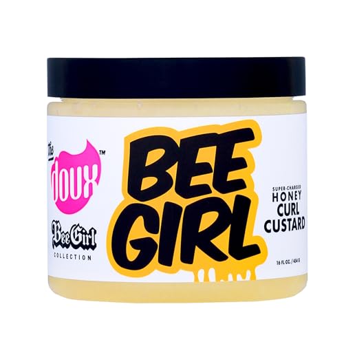 The Doux Bee Girl Honey Custard Curl Defining Gel 16 oz - Hydrating & Frizz Control