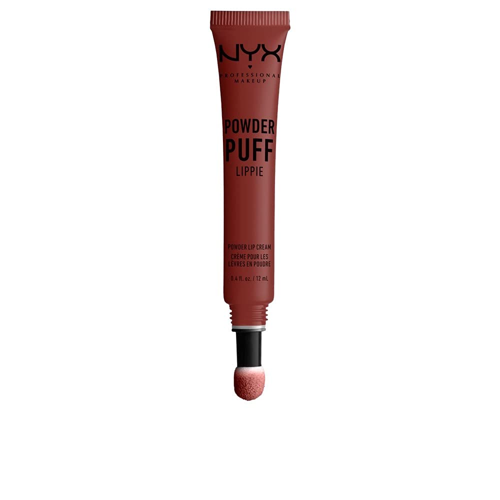 NYX Powder Puff Lippie Lip Cream - Liquid Lipstick in Puppy Love | Warm Medium Peach Shade