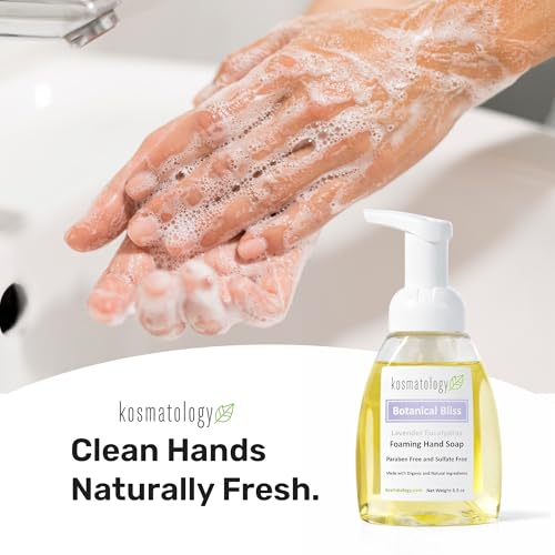 Kosmatology Lavender-Eucalyptus Organic Foaming Hand Soap, 8.5 oz