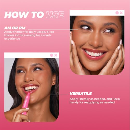 Vitamasques Strawberry Lip Butter Balm - Hydrating Peptide Treatment