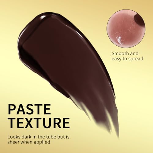 URQT Honey Tinted Lip Balm - Moisturizing Sheer Lipstick, Dark Cherry