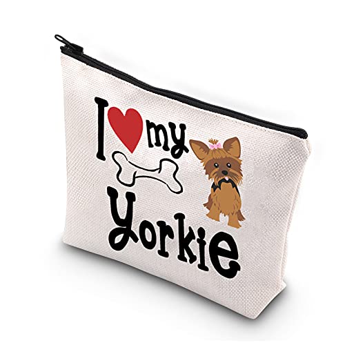 Yorkshire Terrier Makeup Bag - Waterproof Cosmetic Travel Pouch