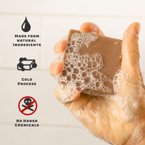 Dr. Squatch Natural Men¡¯s Bar Soap - Cold Process Body Soap Bar with Natural Oils - Gifts for Men - Birchwood Breeze, Fresh Falls & Wood Barrel Bourbon (5 oz, 3-Pack)