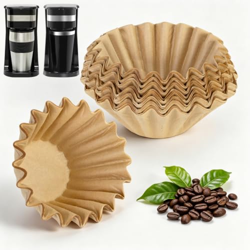 200 Pcs Coffee Filters for Elite Gourmet EHC111A & Mixpresso DCM-B-TM