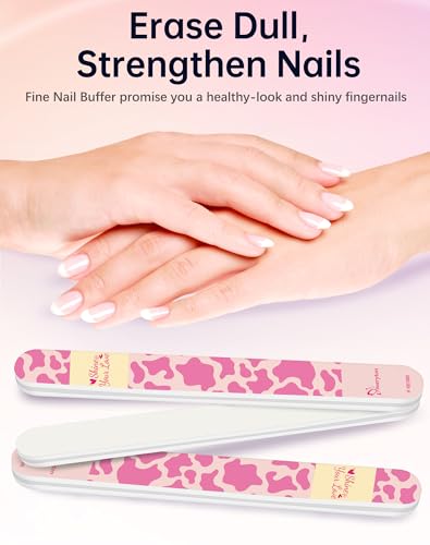 Maryton Nail Buffer 3-Piece Set for Natural Nails, High-Gloss Shine, Salon-Quality