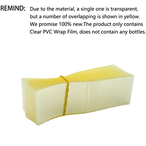 200 Clear Perforated Shrink Bands for 50g Aluminum Jars - Easy to Use