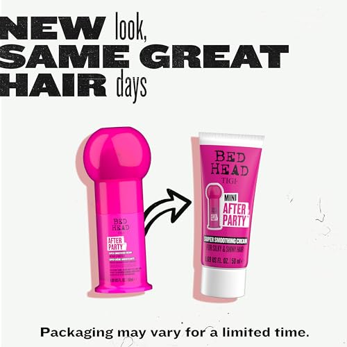 TIGI Bed Head After Party Travel Size Mini Smoothing Cream - Summer Fruit, 1.69 fl oz (Pack of 2)