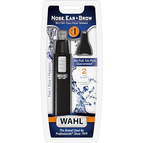Wahl Ear, Nose, and Brow Wet/Dry Battery Trimmer - Professional Grooming