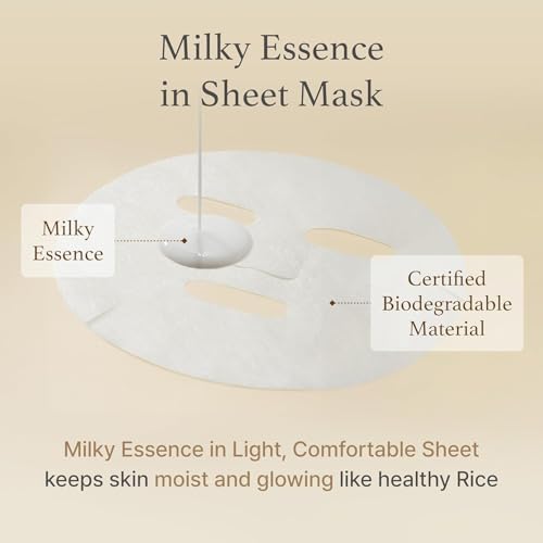 I'm From Korean Rice Sheet Mask - Pack of 5 for Hydration