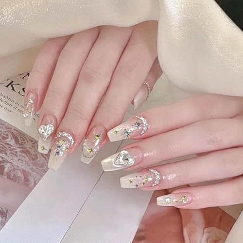 3400 Pcs Gold & Silver Star Nail Charms for Nail Art
