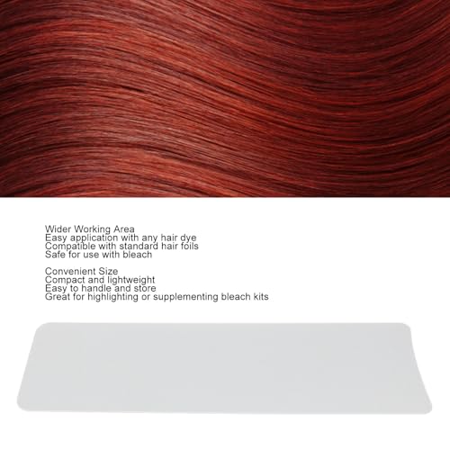 Hair Highlighting Board, Balayage Board, Acrylic Hair Colour Applicator, Professional Hairdressing Tinting Coloring Board for Barber Bleaching (Clear)