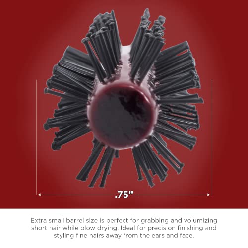 Spornette Mini Styler Round Brush - 0.75 Inch for Short Hair