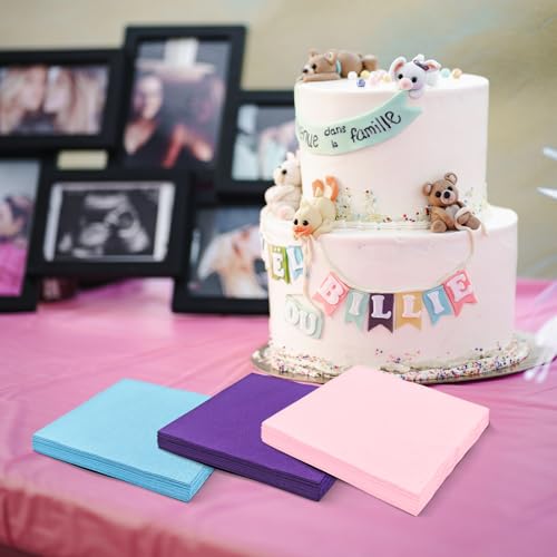 Sage Green Cocktail Napkins, 300 Count 2-Ply Disposable Napkins