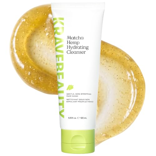 KraveBeauty Matcha Hemp Hydrating Cleanser, 120 mL - Gentle Face Wash