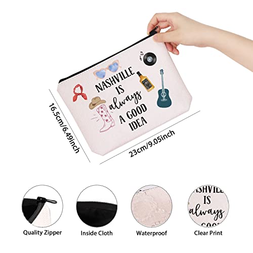 Good Idea Nashville Makeup Bag - Country Music Bachelorette Favor