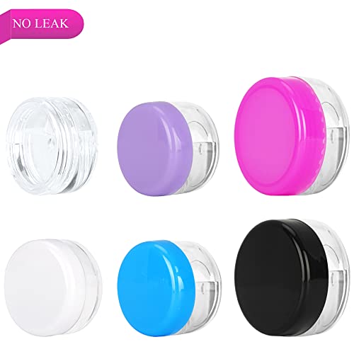 100 Count YOMOSPACE 5ml Sample Containers with Lids - Pink