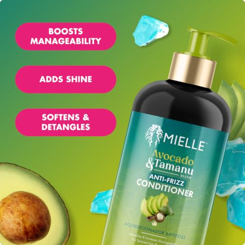 Mielle Organics Avocado & Tamanu Anti-Frizz Conditioner, 12 fl oz