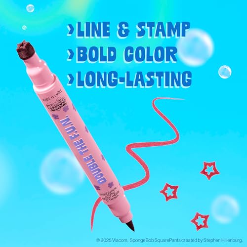 Wet n Wild SpongeBob Double The F.U.N. Liquid Eyeliner & Stamp Jumpin' Jellyfish