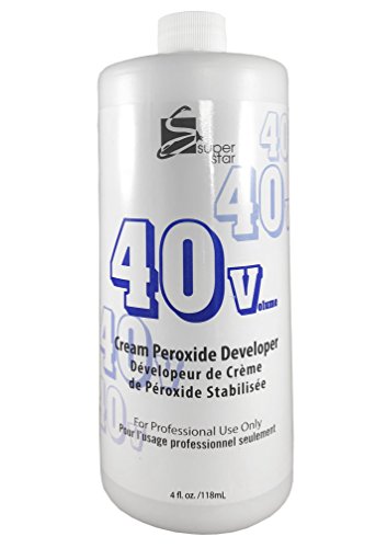 Super Star Cream Peroxide Developer - 4 Ounce for Hair Coloring