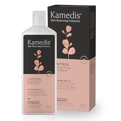 KAMEDIS Beard Wash Shampoo for Men - Dandruff Relief & Itch Control