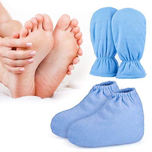 Segbeauty Medium Paraffin Wax Mitts & Booties with Elastic Opening