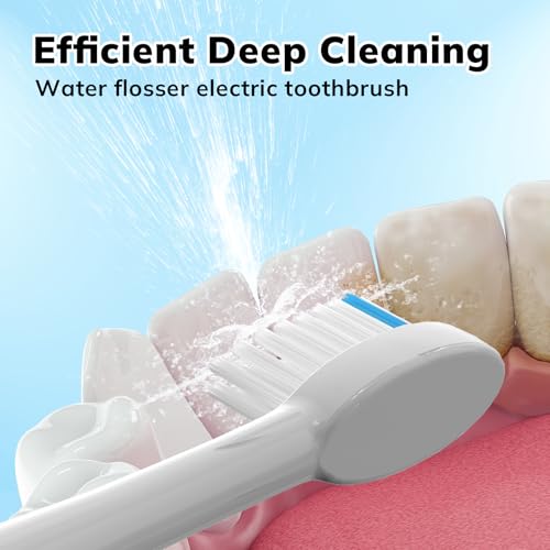 Replacement Toothbrush Heads for Waterpik Sonic Fusion, 3 Pack White